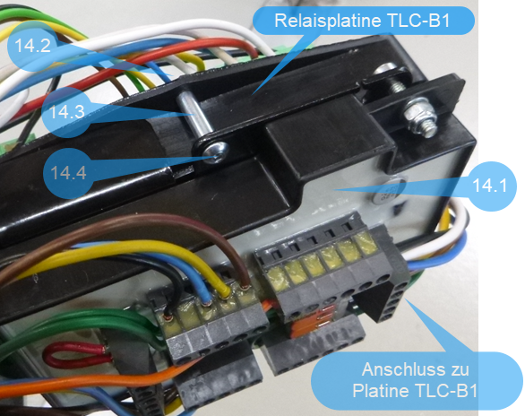 Abbildung: Einbau Zusatzplatine 55027